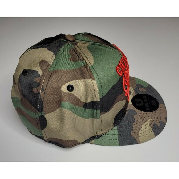 Ultra Game NBA Chicago Bulls Camo Snapback Hat - Picture 4 of 6